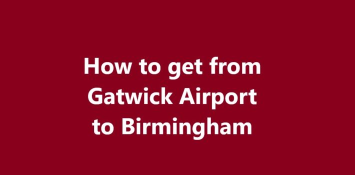 Gatwick Airport to Birmingham